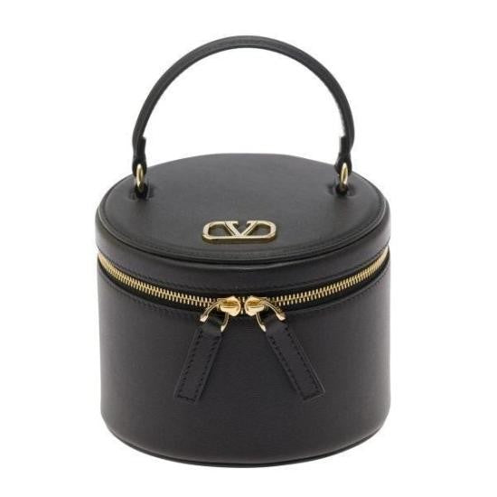 Valentino Garavani Structured Cylindrical Tote Bag In Smooth Calf Leather