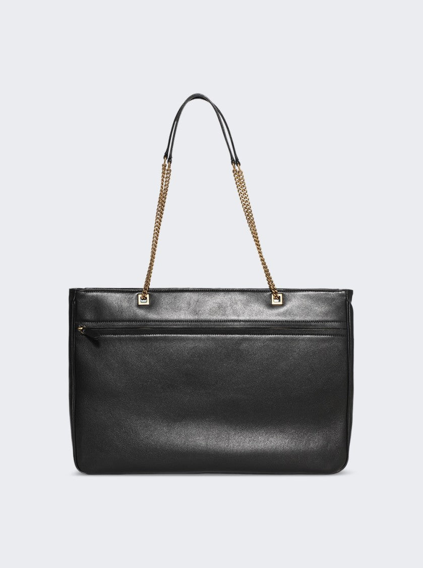 Valentino Viva Superstar Medium Shopping Bag Black And Brown