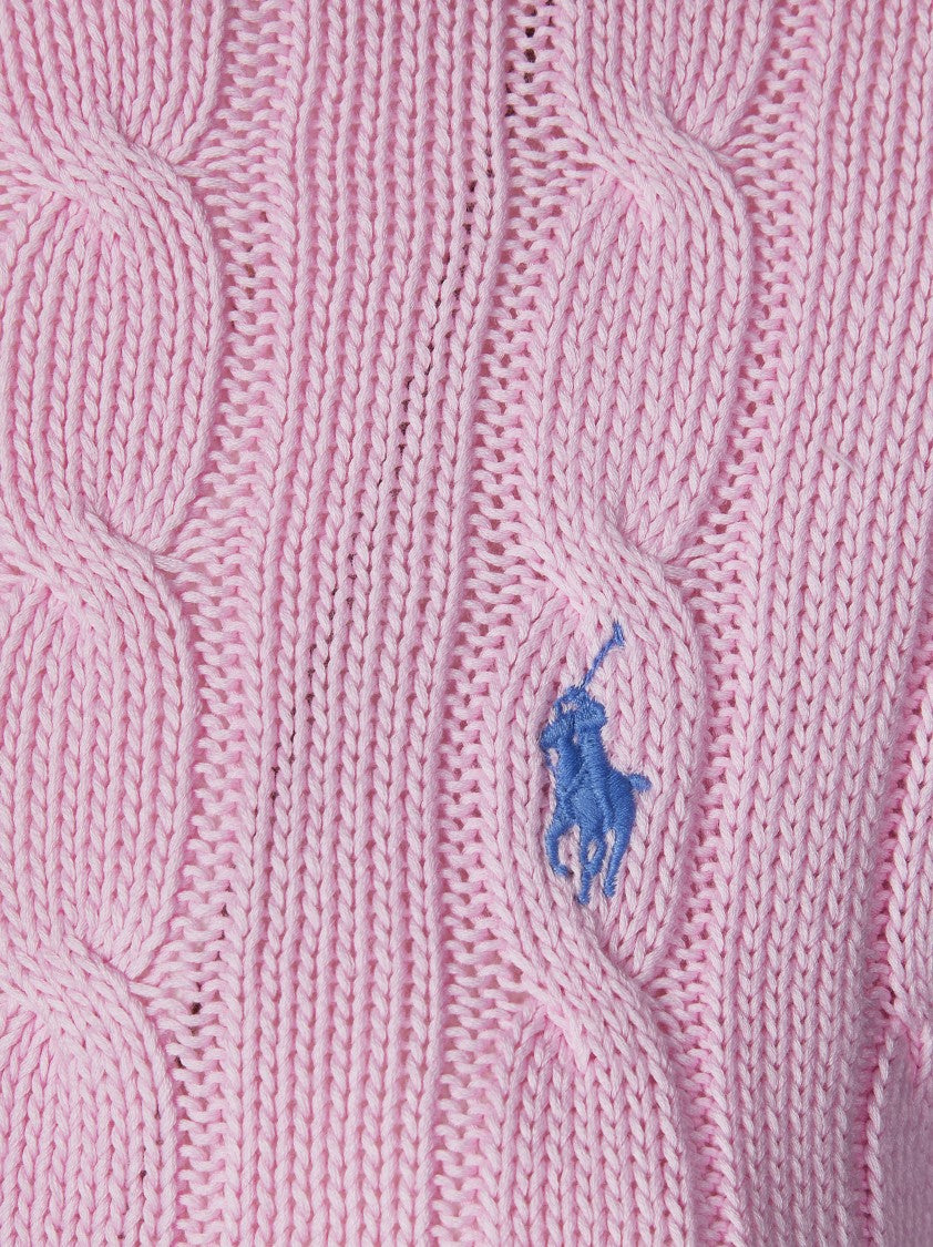 Polo Ralph Lauren Treccia Cable-Knit Classic Crewneck Sweater