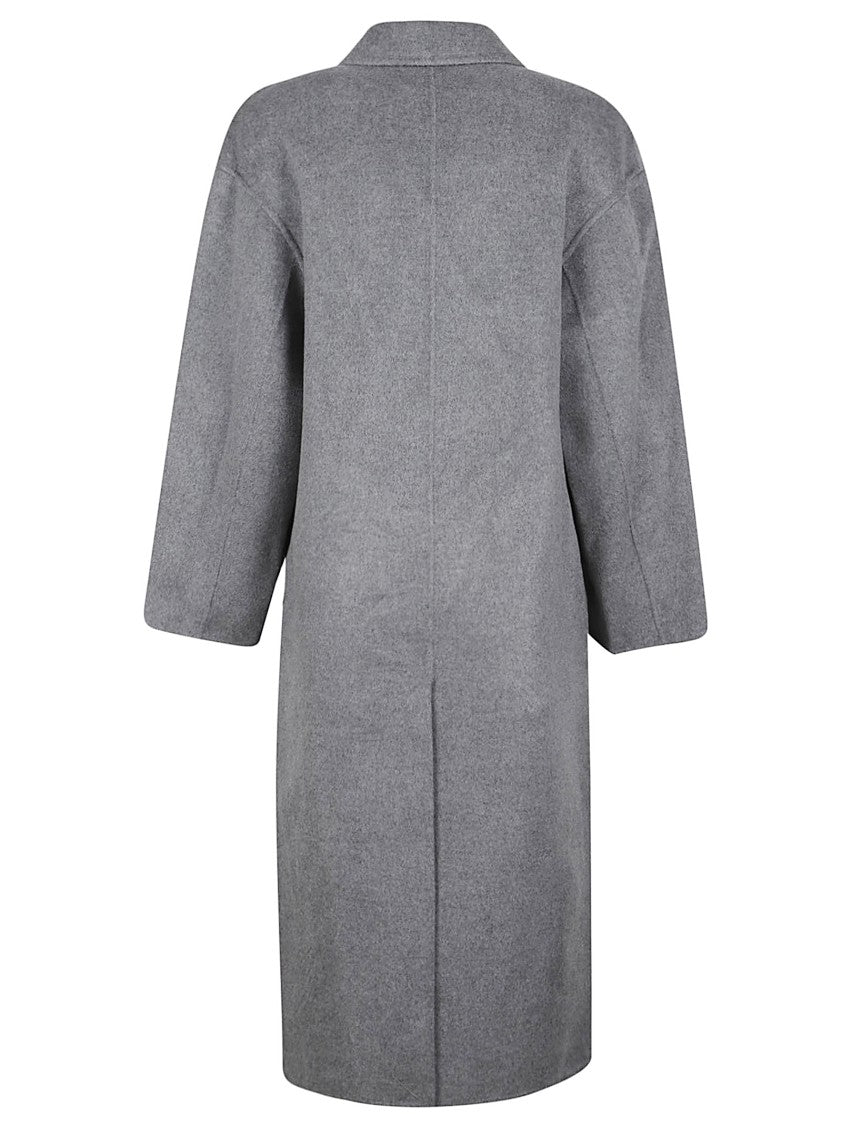 Loulou De Saison Borneo Lds Long Wool-Blend Coat