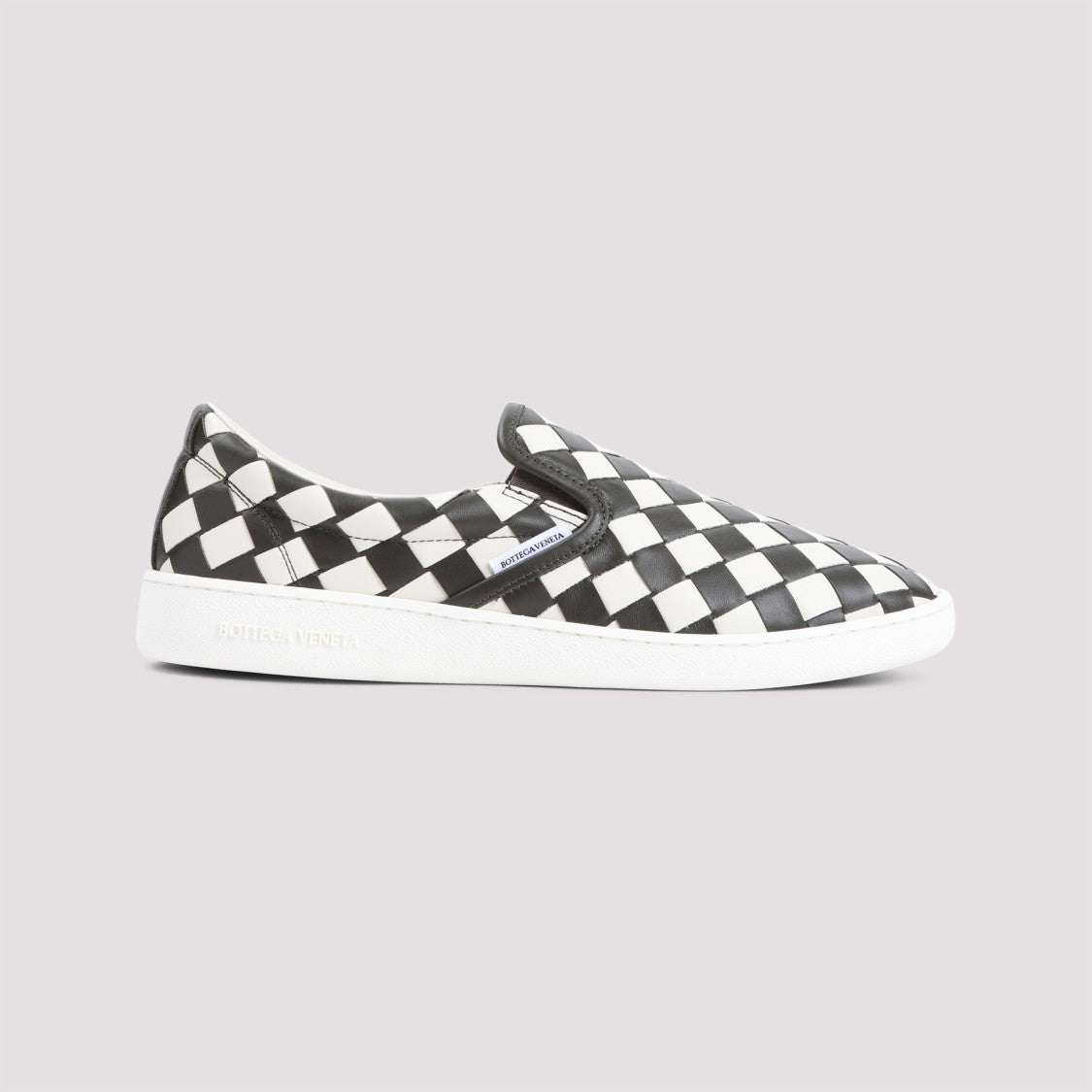 Bottega Veneta Checkerboard Slip-On Sneakers