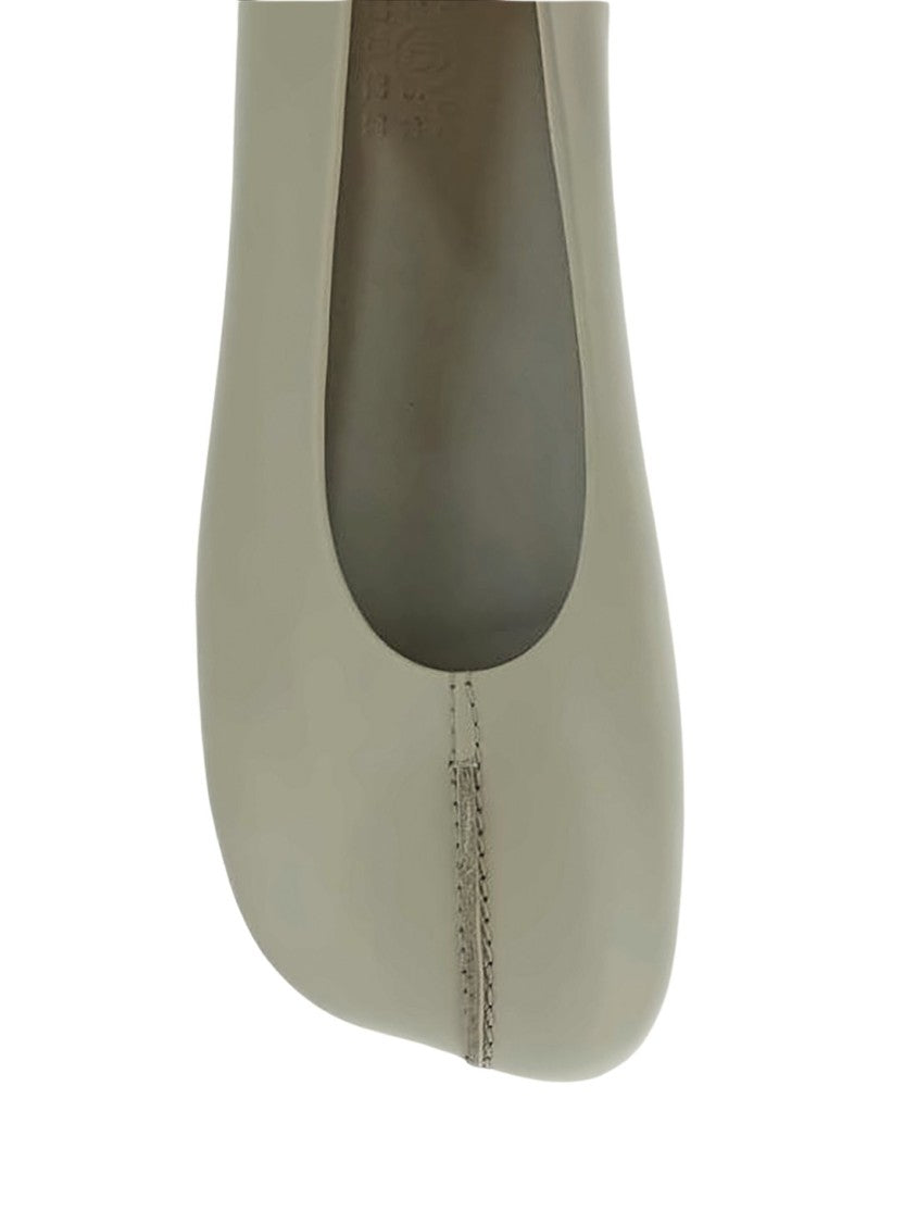 Mm6 By Maison Margiela Smooth Napa Leather Flat Shoes