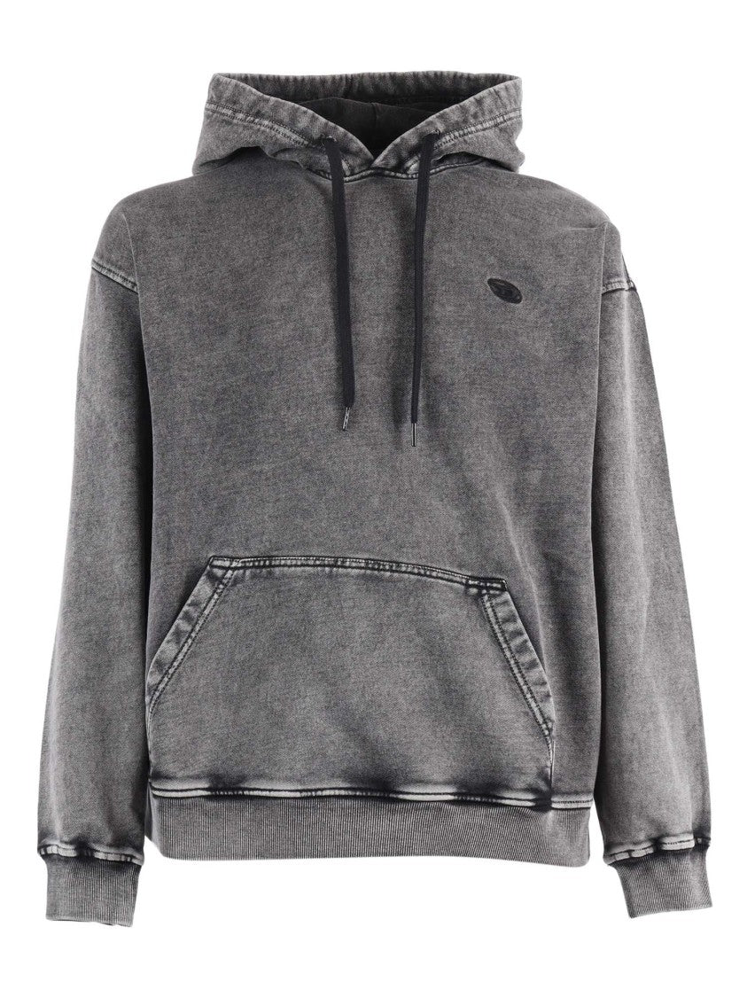 Diesel Grey S-Boxt Hood Denim Hoodie