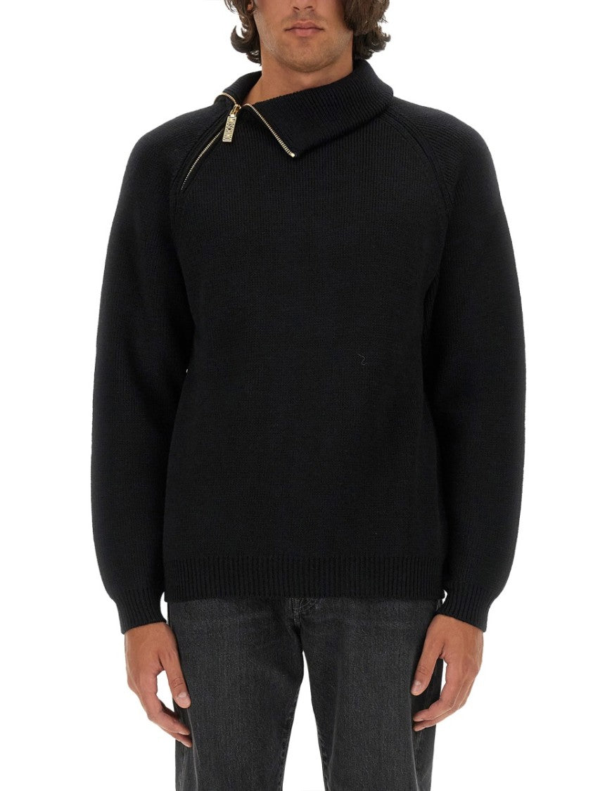 Moschino Black Wool Pullover
