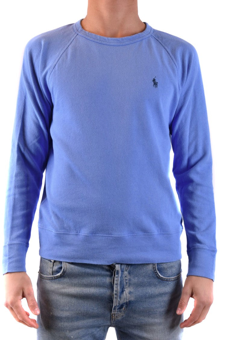 Polo Ralph Lauren Blue Classic Crew Neck Logo Sweatshirt