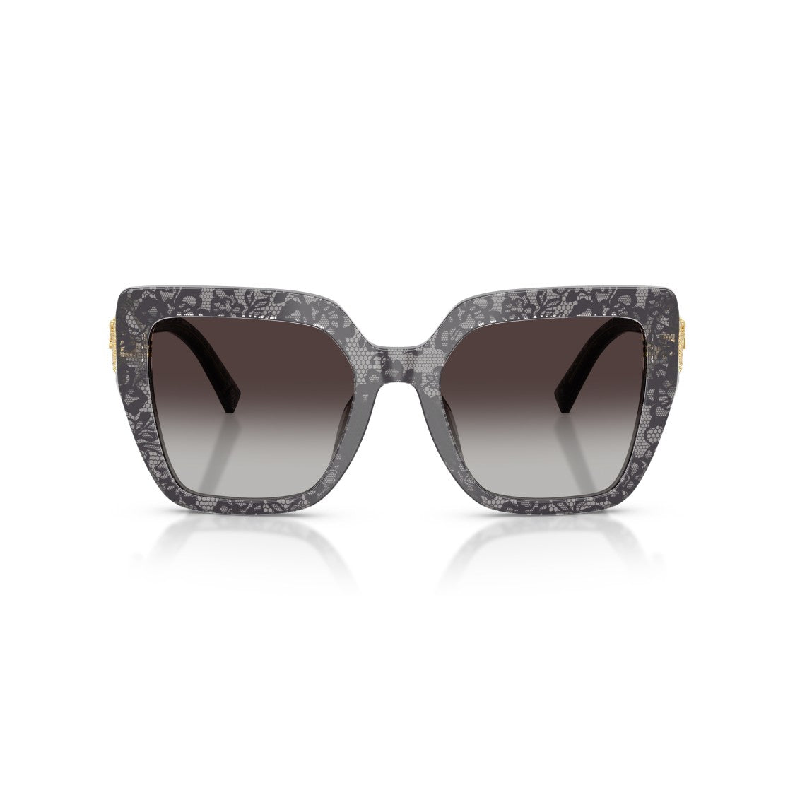 Dolce & Gabbana Oversized Square Frame Sunglasses With Gradient Lenses