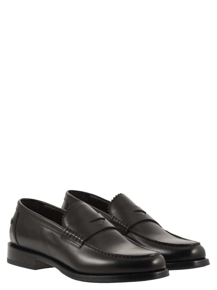 Doucal's Penny - Leather Loafer