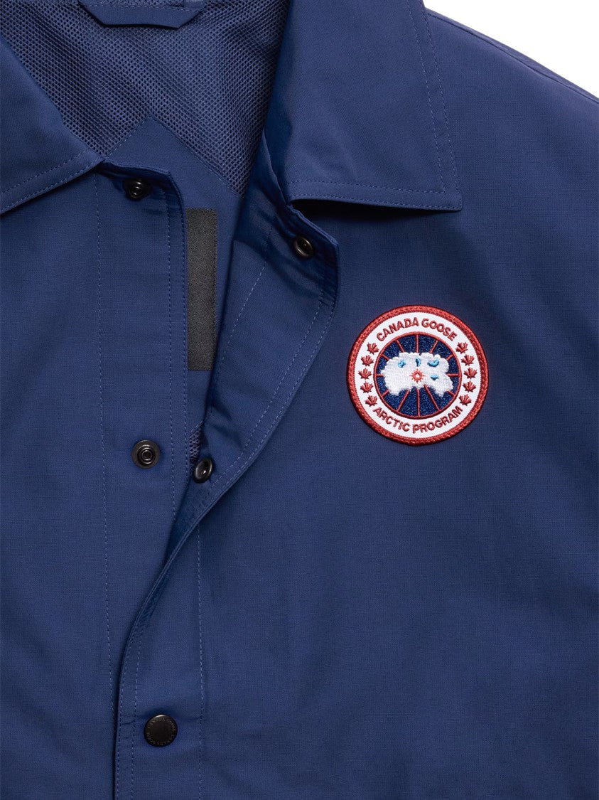 Canada Goose Coach-Style Jacket With Snap-Button Closure And Embroidered Patch