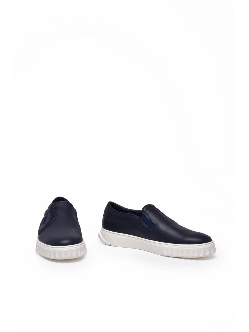 Salvatore Ferragamo Lexus Slip On Sneaker - Blue