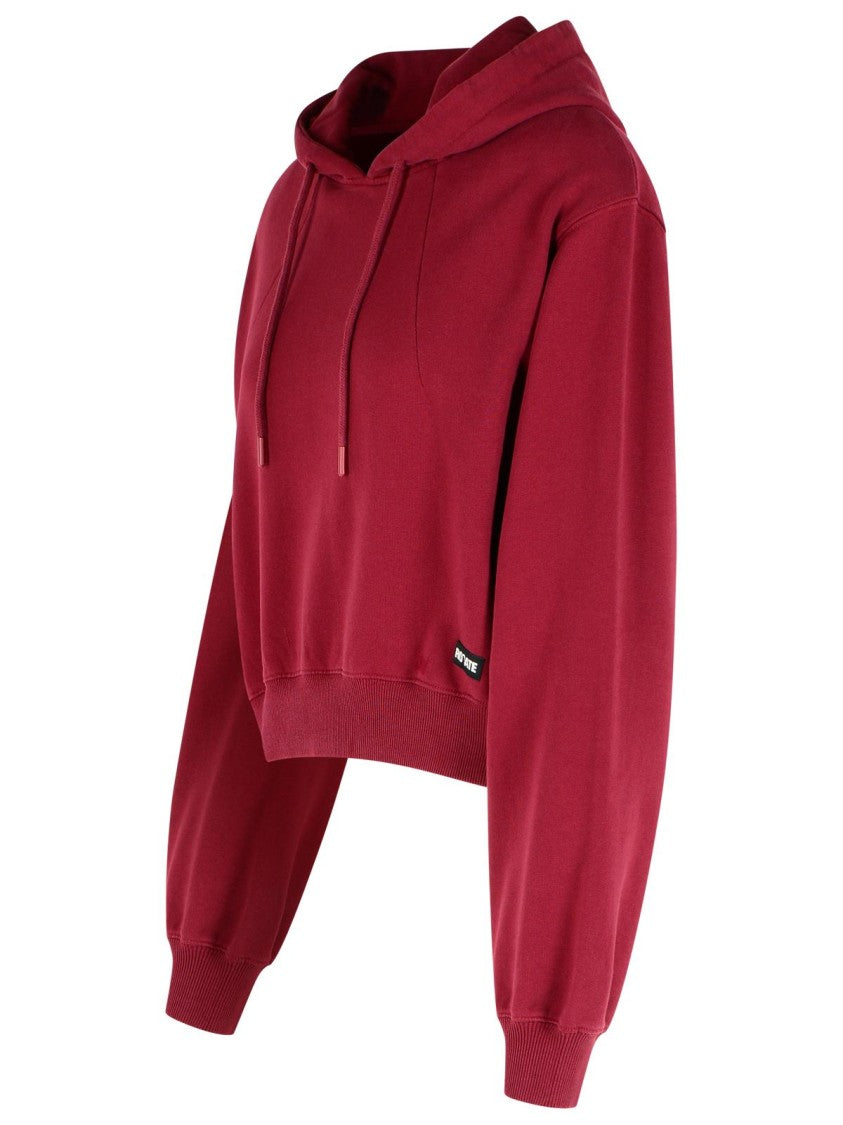 Rotate Burgundy Cotton Sweatshirt
