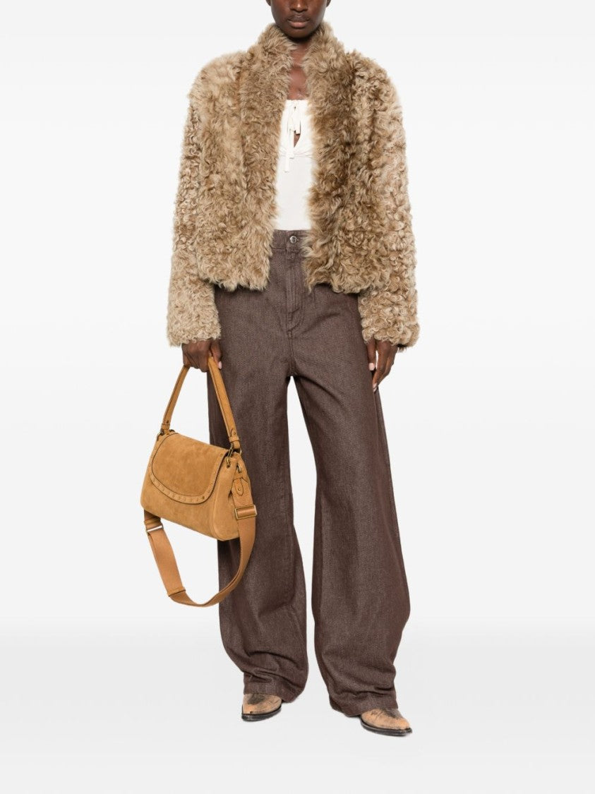 Sportmax Classic Five-Pocket High-Waisted Wide-Leg Jeans