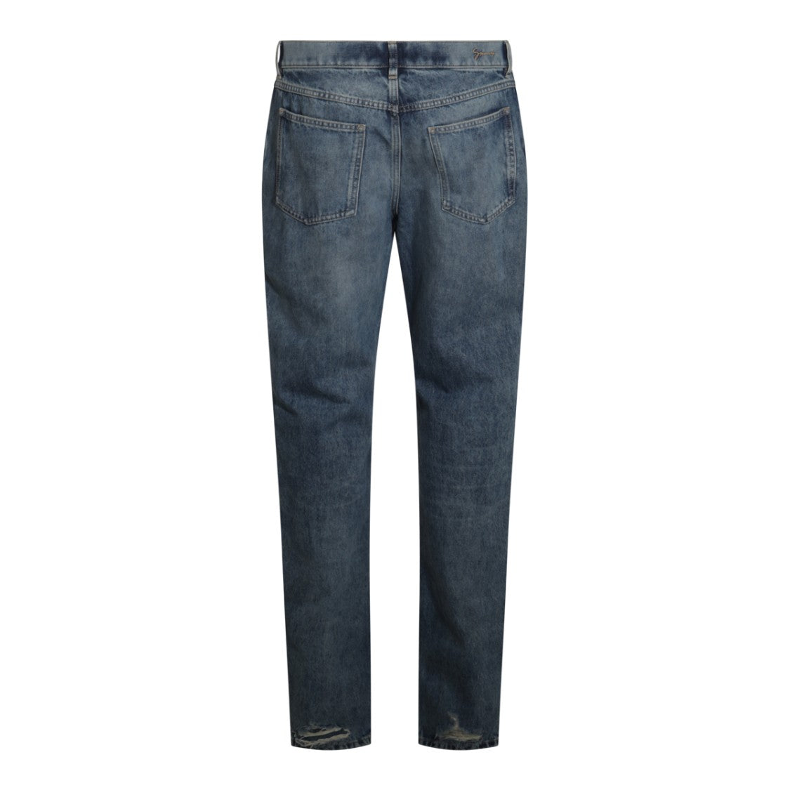 Givenchy Indigo Blue Cotton Denim Jeans With Signature Detailing