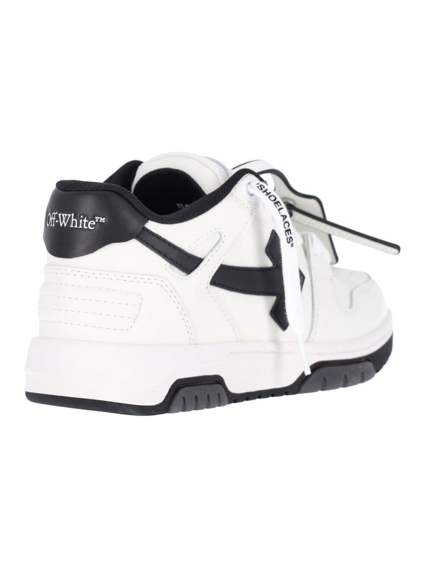 Off-White White Leather Out Of Office Sneakers