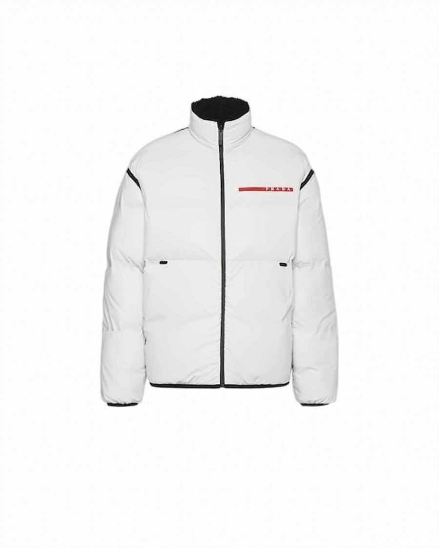 Prada Short Padded Jacket With High Collar