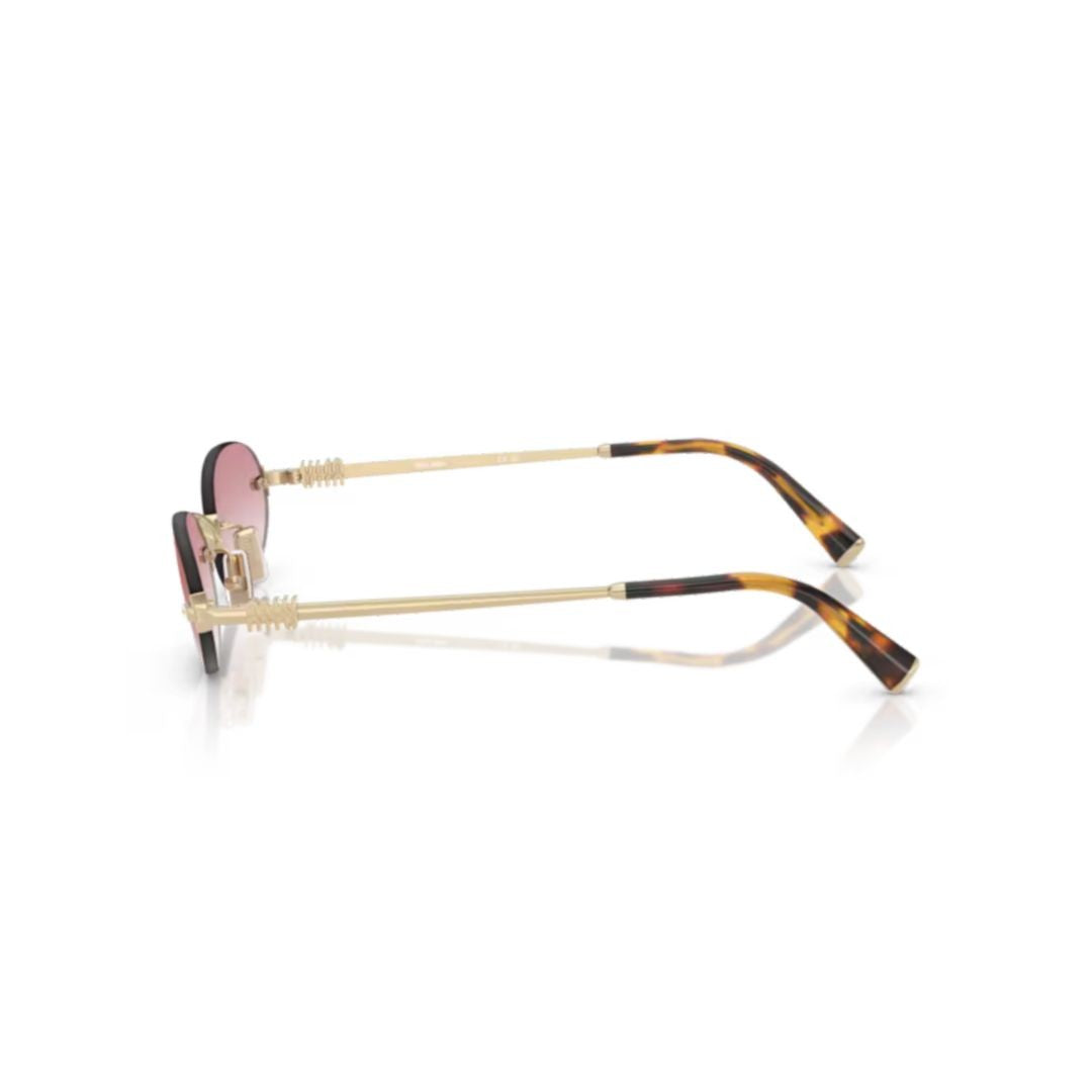 Miu Miu 0Mu A54s Oval Gradient Pink Sunglasses
