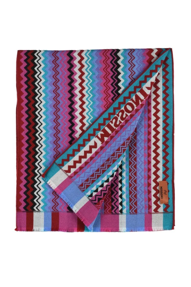 Missoni Red Wool Scarf