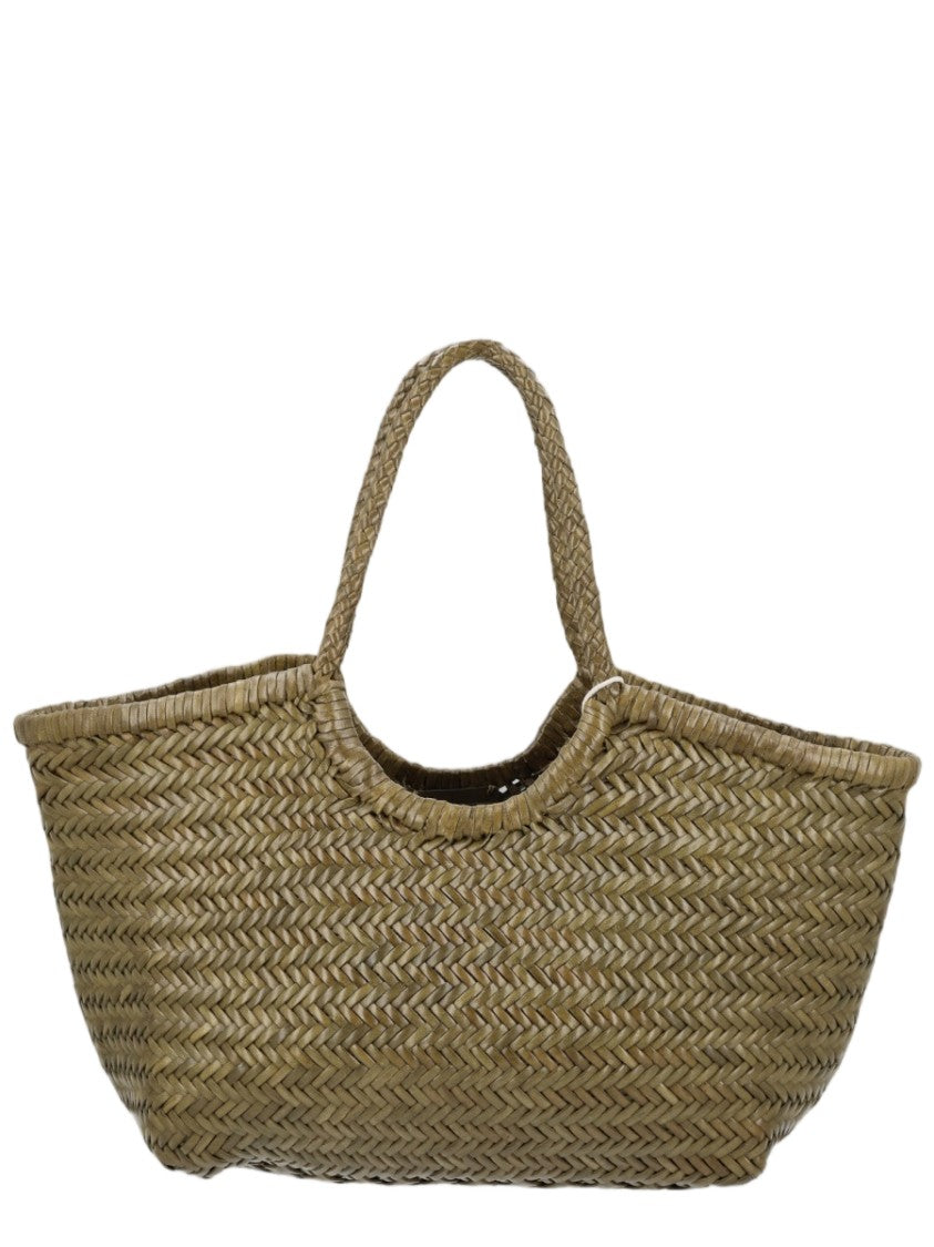 Dragon Diffusion Nantucket Big Woven Leather Tote Bag