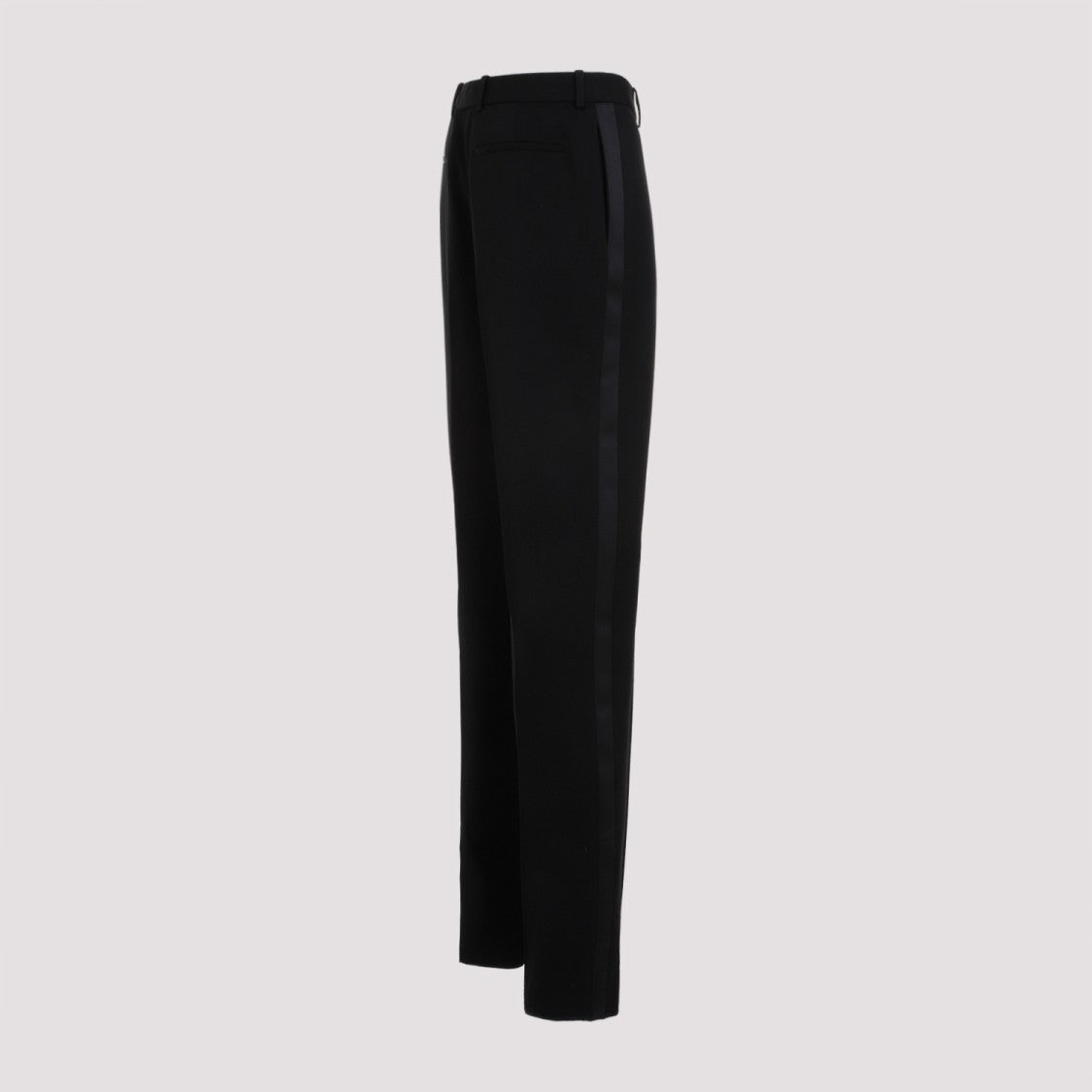 Saint Laurent Black Wool Trouser Tux