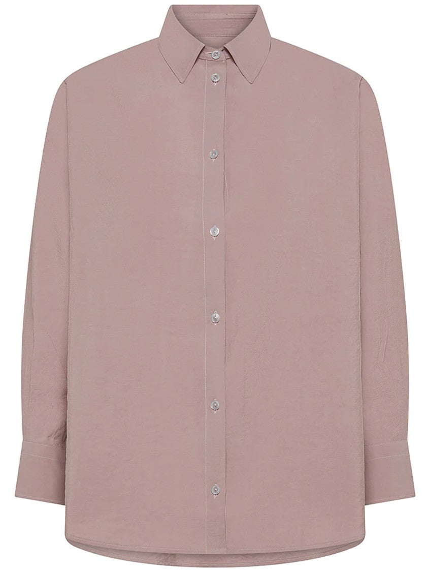 Cruna Dusty Rose Button-Down Pointed Collar Shirt