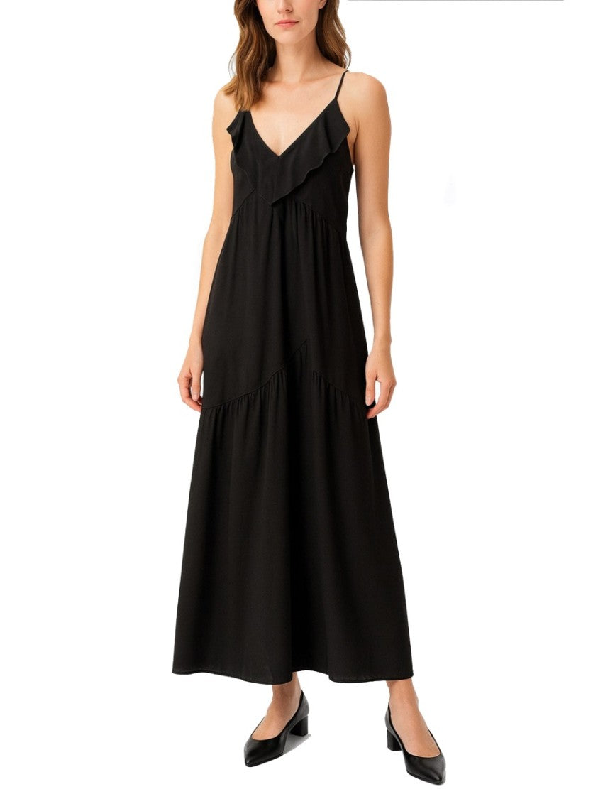 Isabel Marant Étoile Vasma Black Cotton Blend Dress