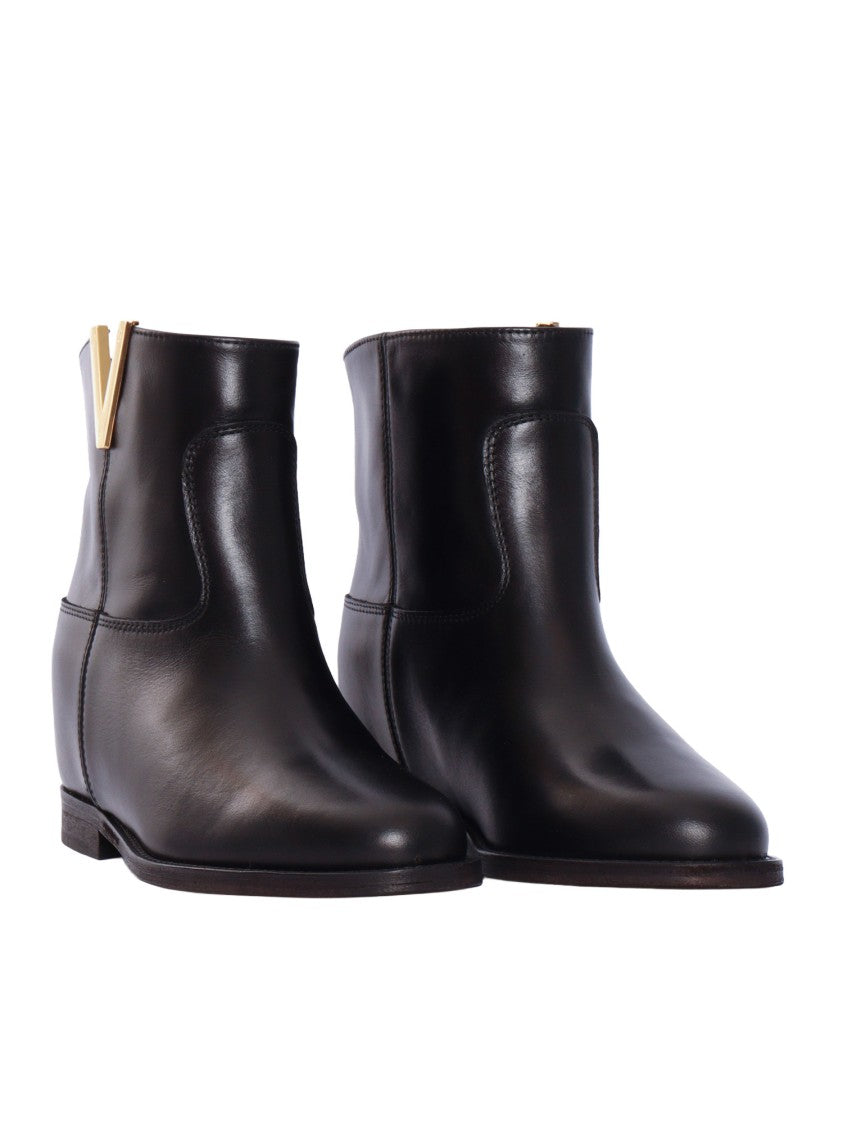 Via Roma 15 Ankle Boots With Pointed Toe