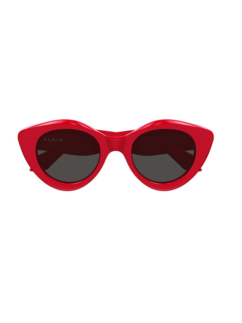 Alaïa Red Aa0091s Glossy Cat-Eye Sunglasses
