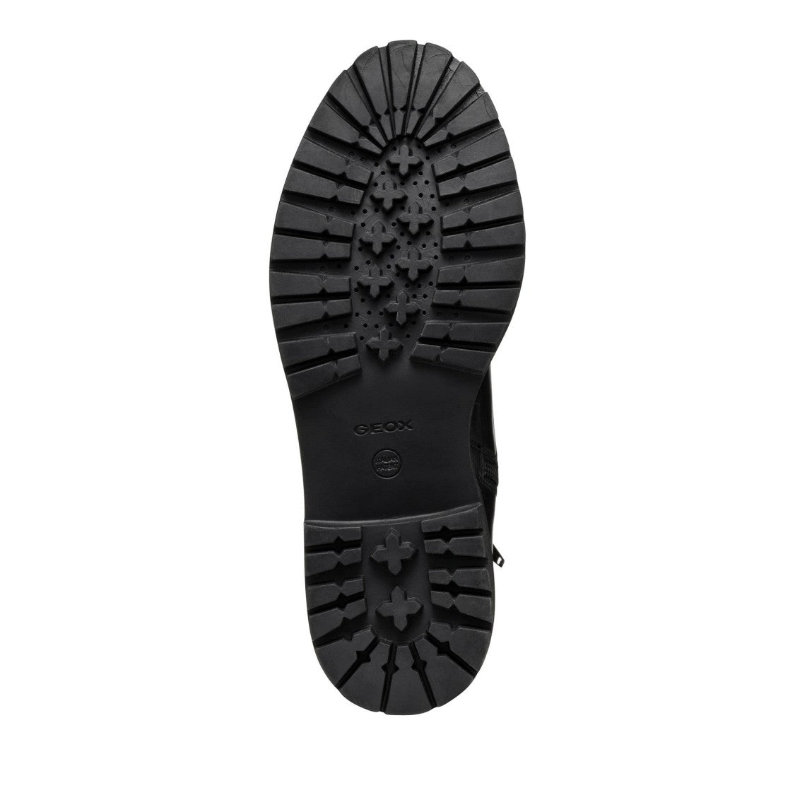 Geox Black Iridea Wool-Lined Lace-Up Leather Boots