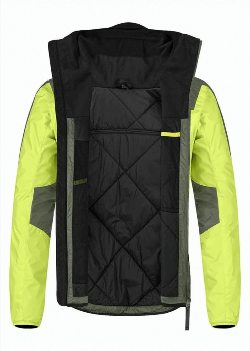 Montura Two-Tone Olive Green And Bright Yellow Insulated Jacket