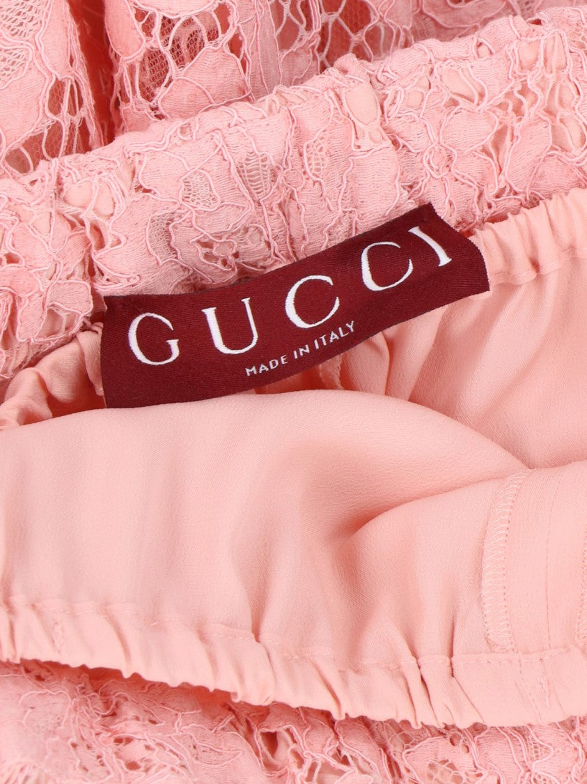 Gucci Lace Pants – Pink
