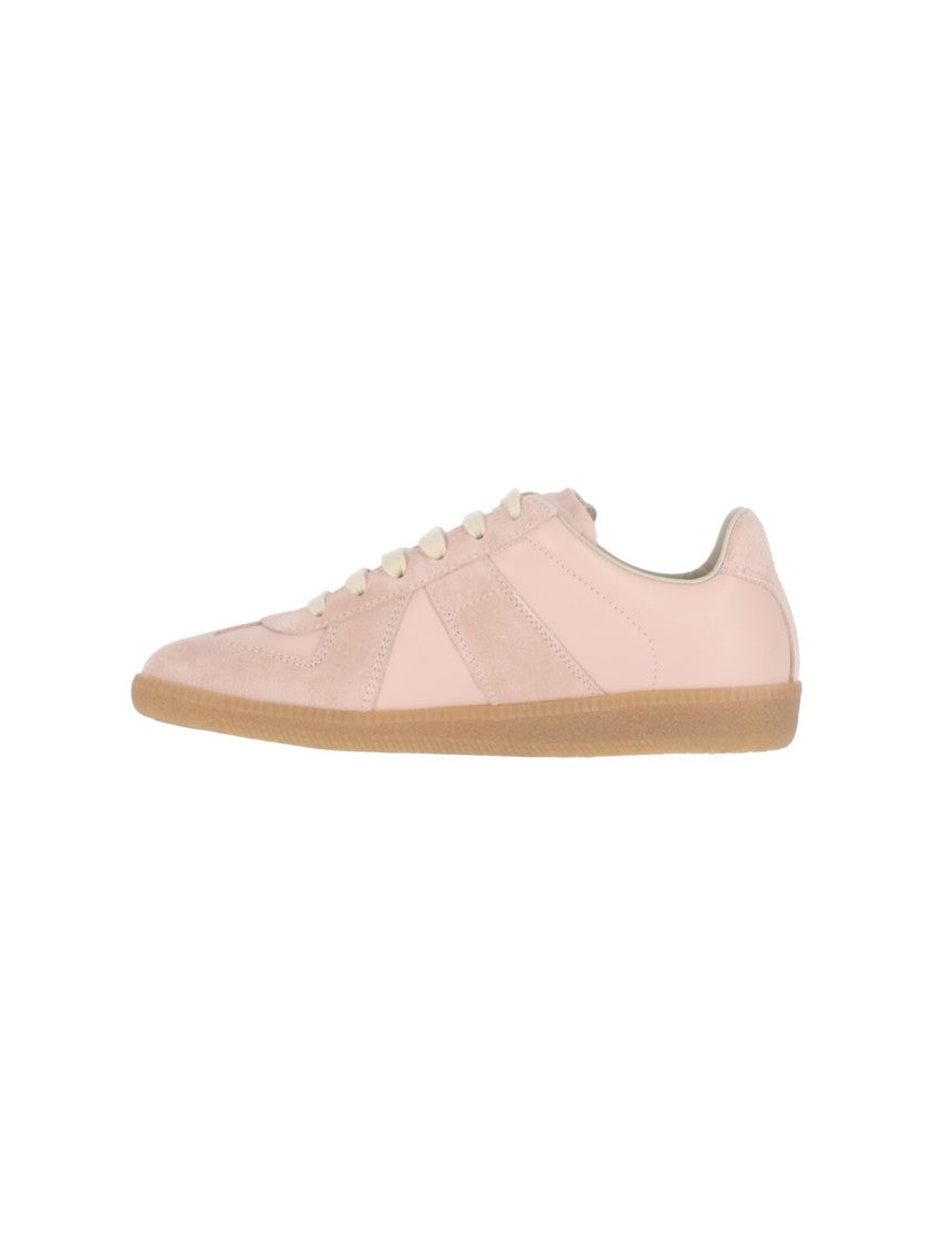 Maison Margiela Low-Top Sneakers With Suede Detail