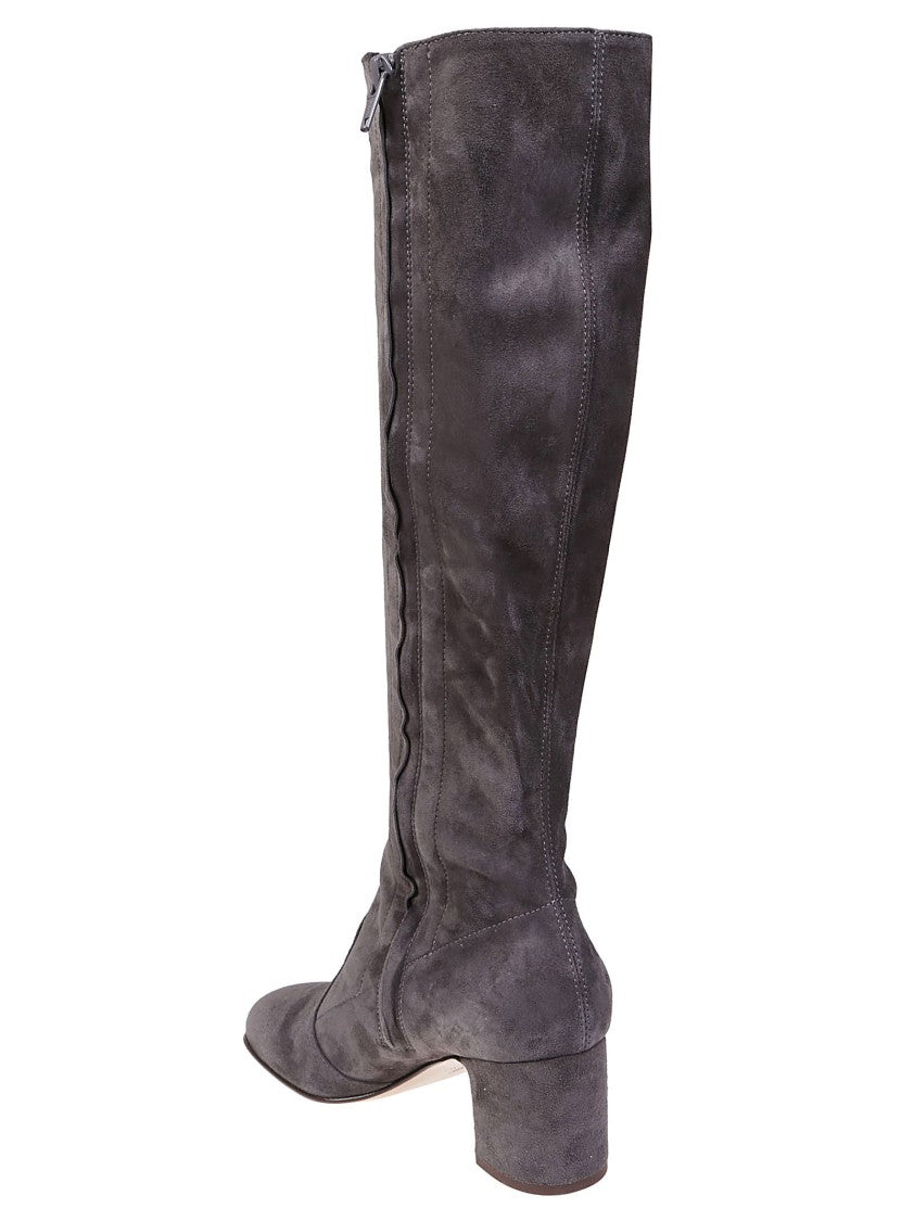 Relac Anthracite Suede Knee-High Boots