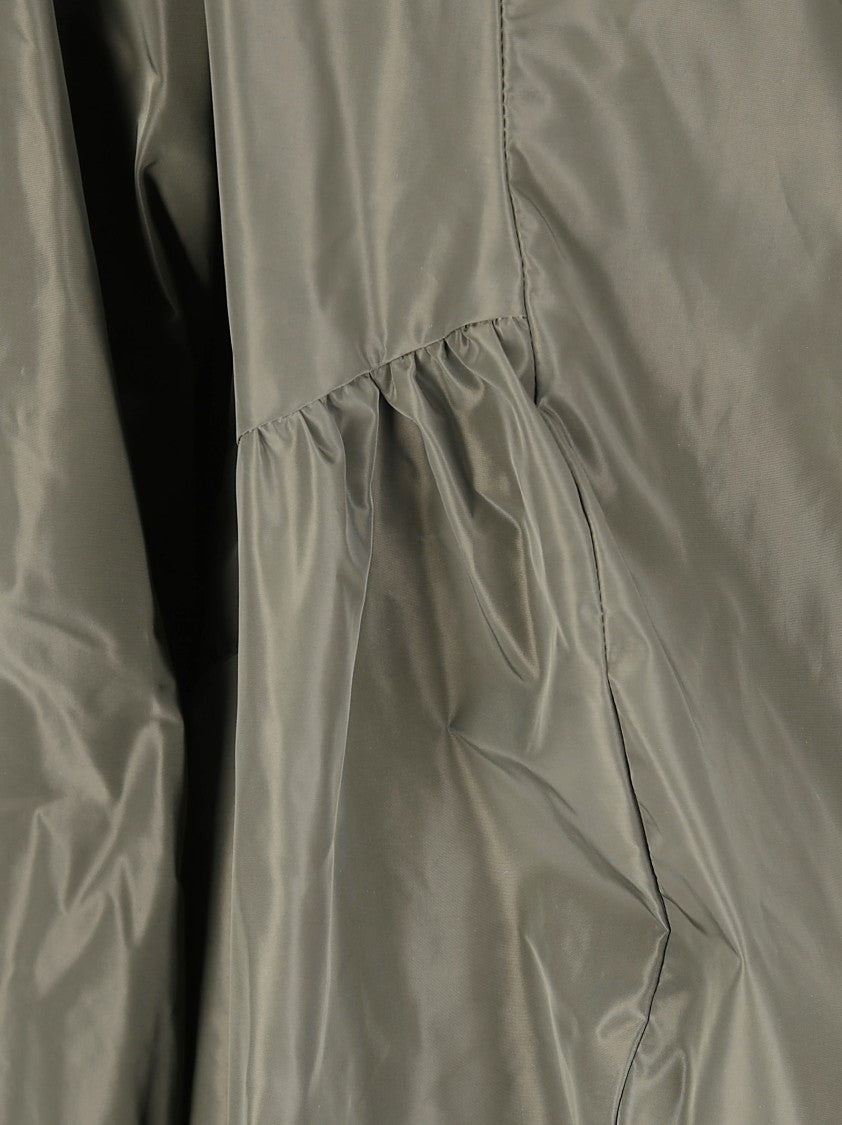 Hira Oversized Green Trench Coat