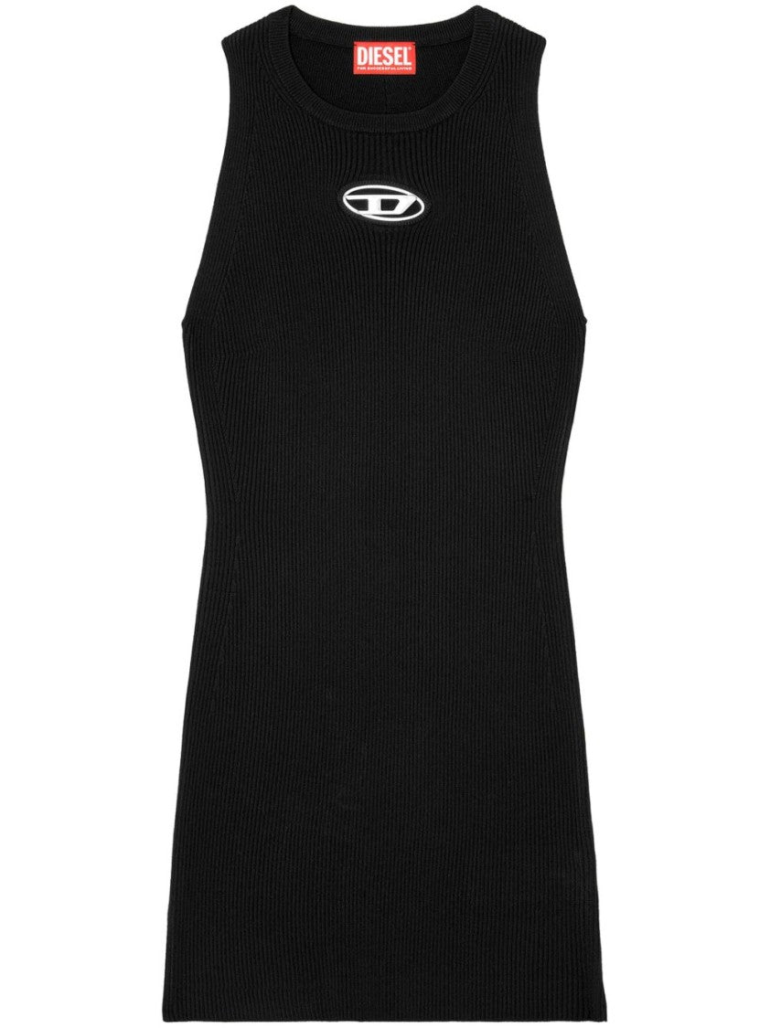 Diesel Thigh-Length Ribbed Dress
