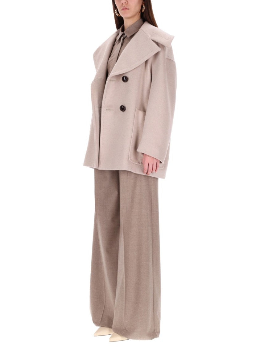 Max Mara Mario Wide Lapel Double-Breasted Cashmere Coat