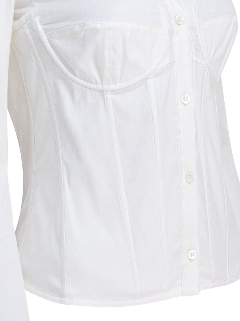 Balenciaga Corset-Inspired Slim Fit Shirt