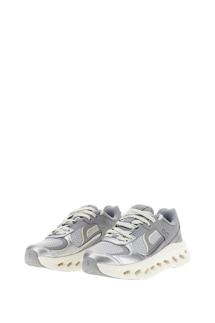 On Running Grey Silver Cloudtilt Arc Mesh Sneakers