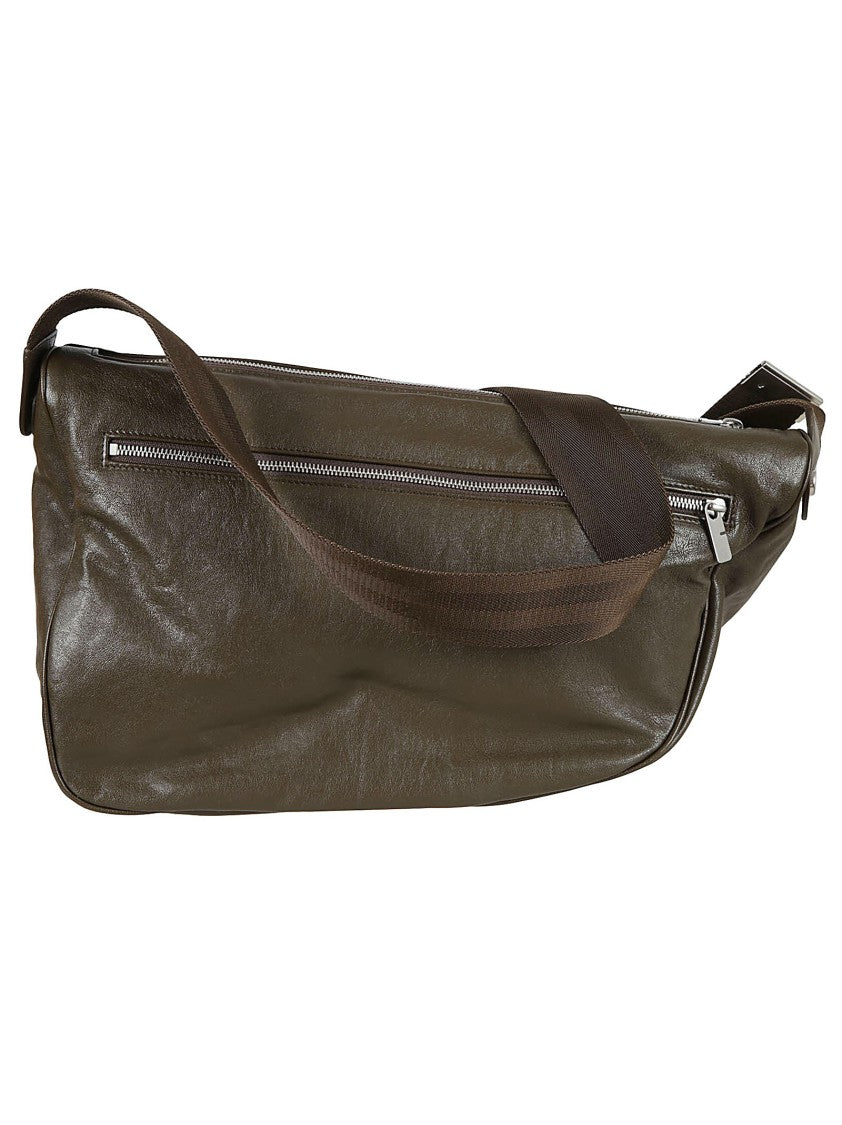 Burberry Lamb Leather Bag With Zip Closure