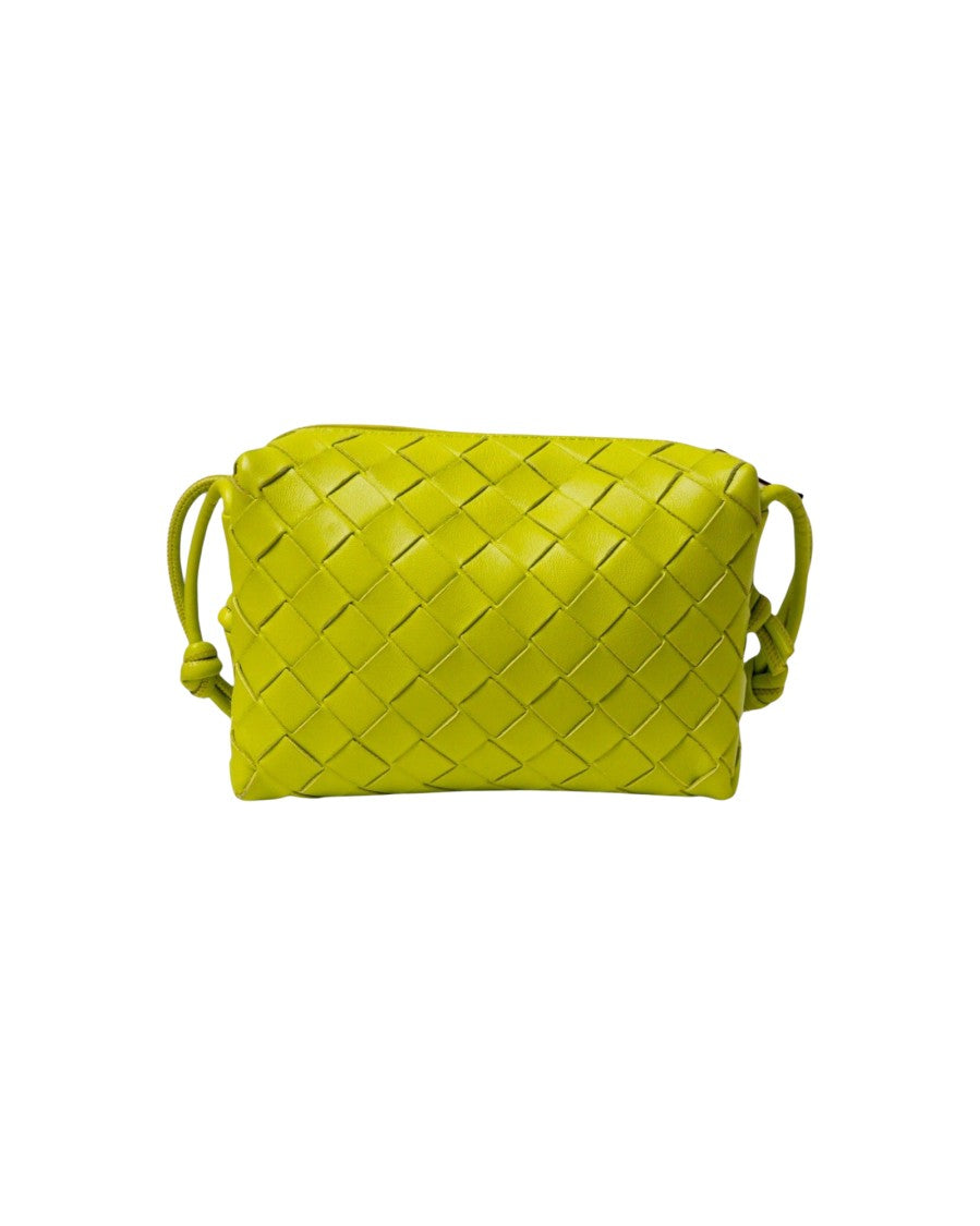 Bottega Veneta Loop Mini Woven Acid Kiwi
