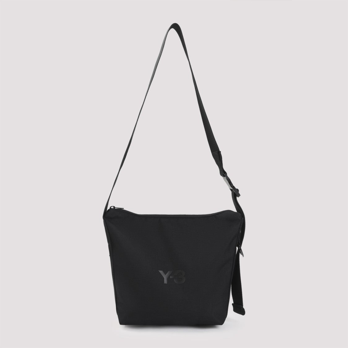 Y-3 Minimalist Polyamide Cross Body Bag With Signature Logo