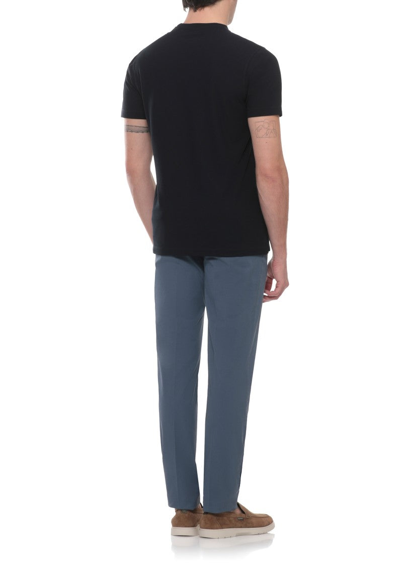 Zanone Cotton Crewneck T-Shirt