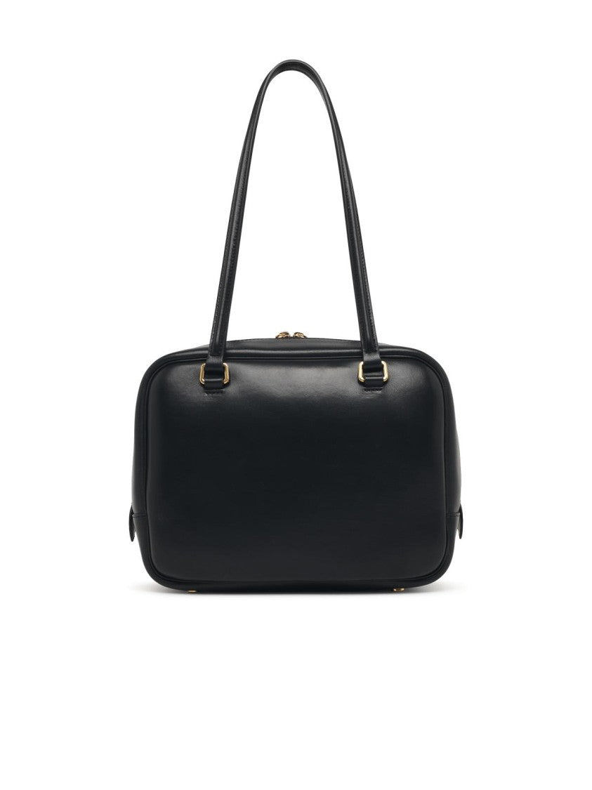 Jil Sander Medium 'Vision' Black Leather Bag