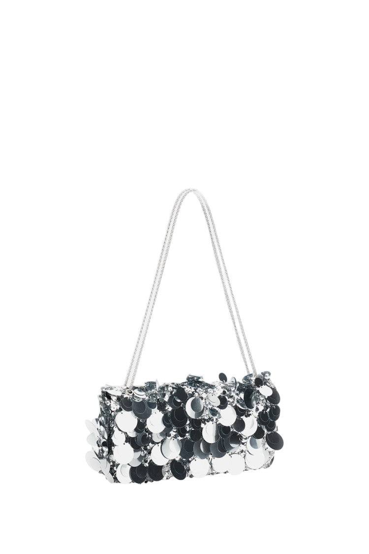 Rabanne Silver Sequined Shoulder Bag