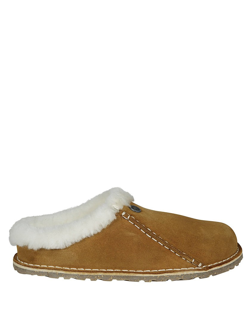 Birkenstock Zermatt Shearl Suede Leather Clogs