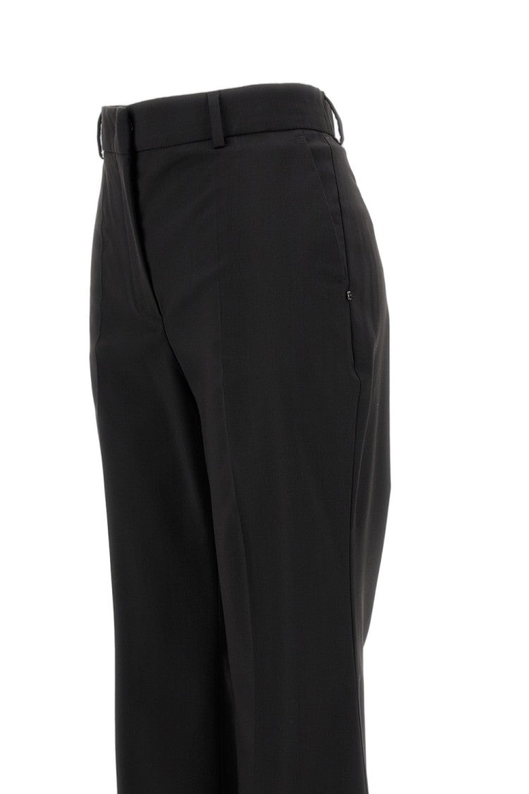 Sportmax Flared Tailored Trousers With High Waist And Dramatic Silhouette