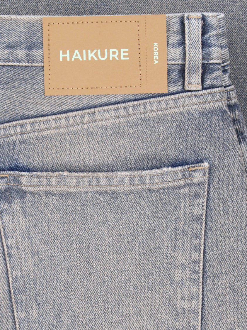 Haikure Blue Korea Cotton Denim Jeans