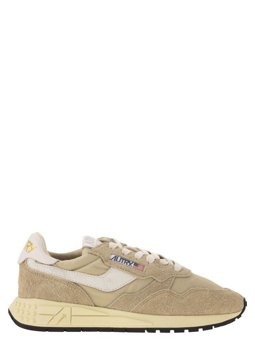 Autry Reelwind - Suede And Technical Textile Trainer