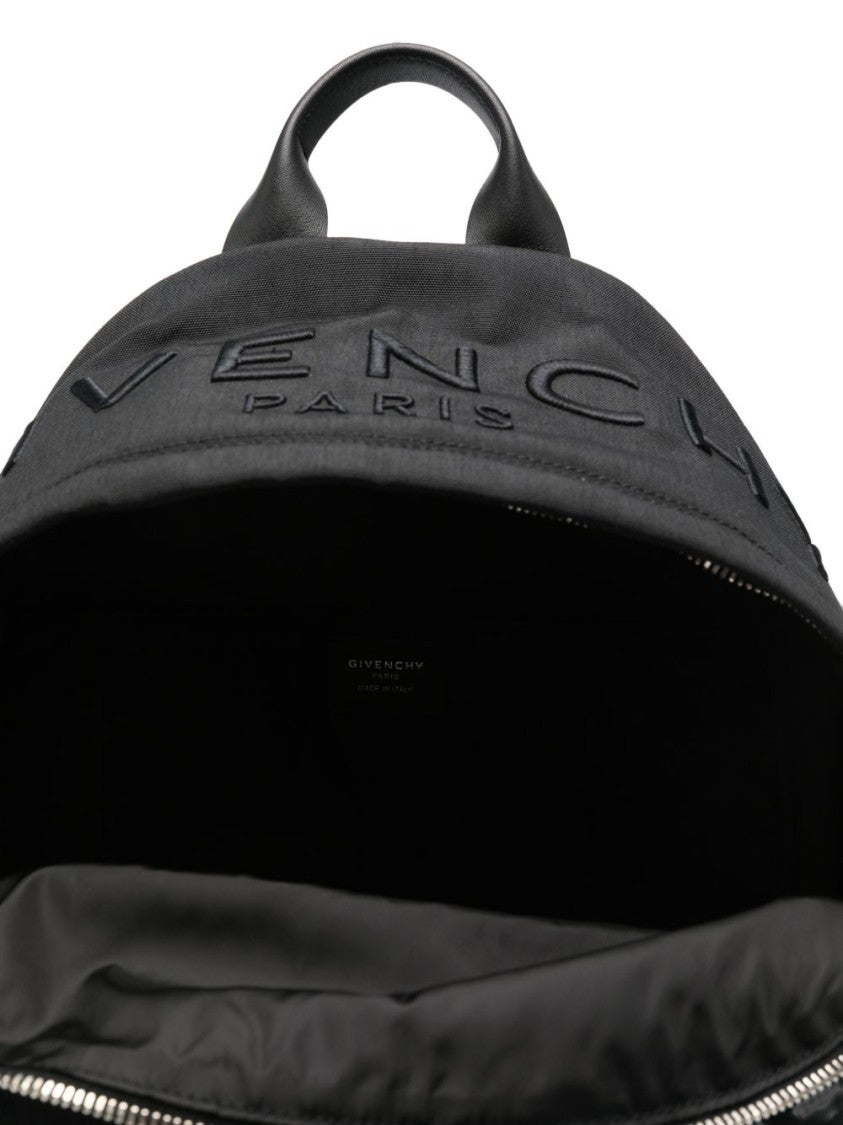 Givenchy Black Spacious Compartment Padded Straps Backpack