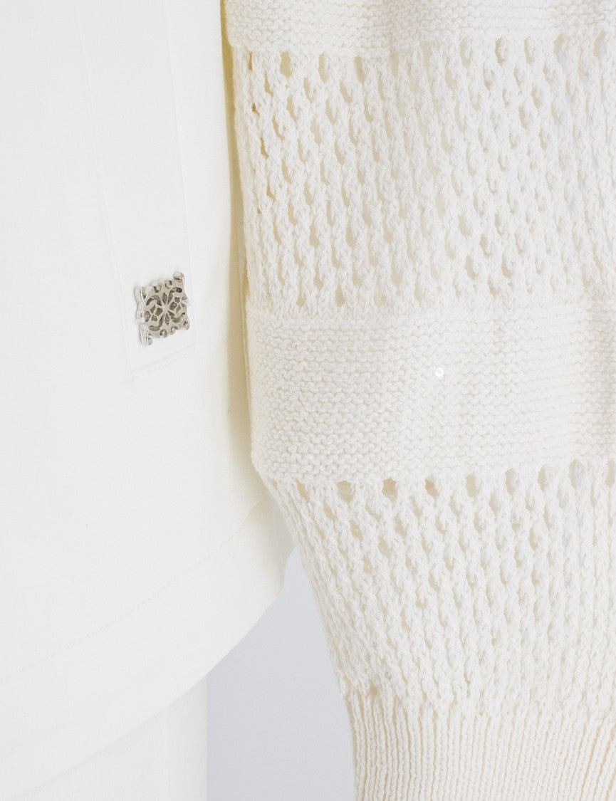 Panicale Cream Hooded Sweatshirt