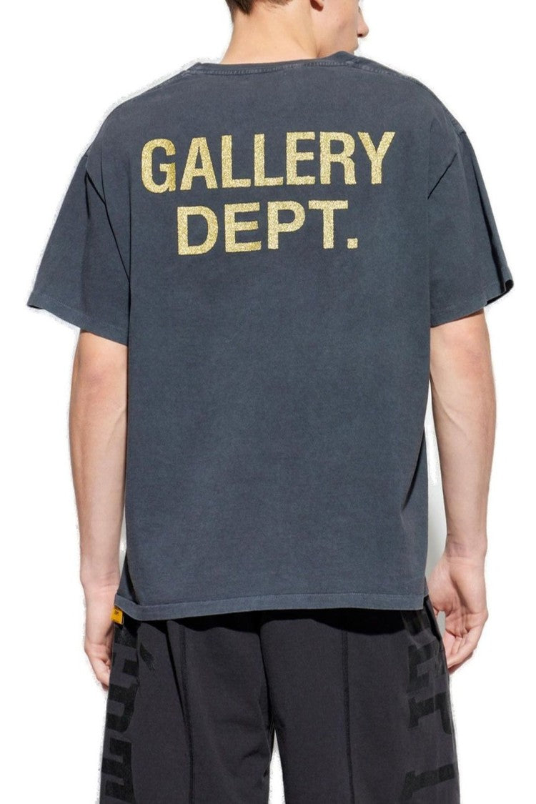 Gallery Dept. Faded Black Graphic Print T-Shirt