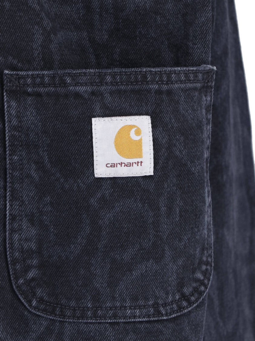 Carhartt Wip Black Belmar Snake Camo Denim Jacket